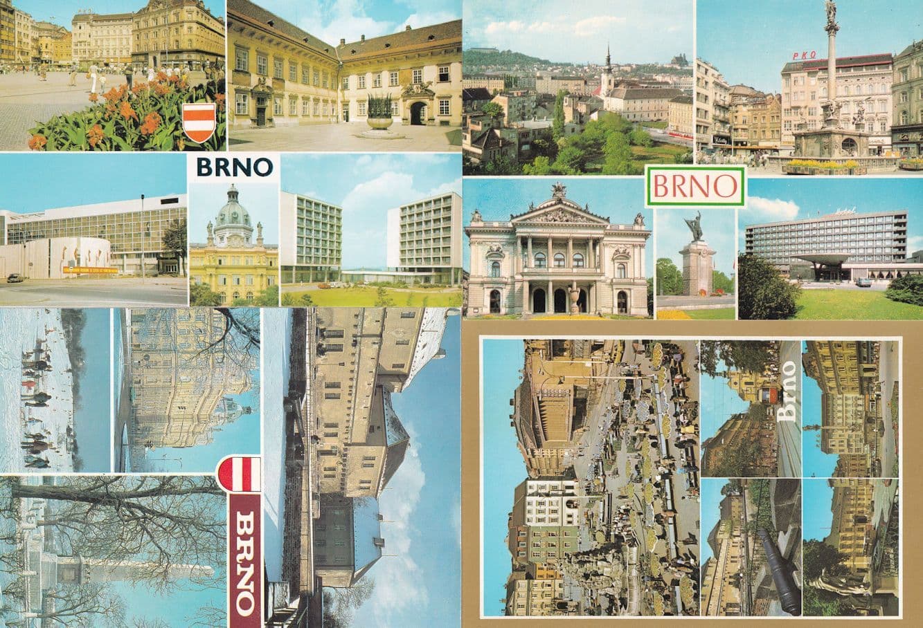 BRNO Czechoslovakia 19 Multi Views 4x Superb Postcard s