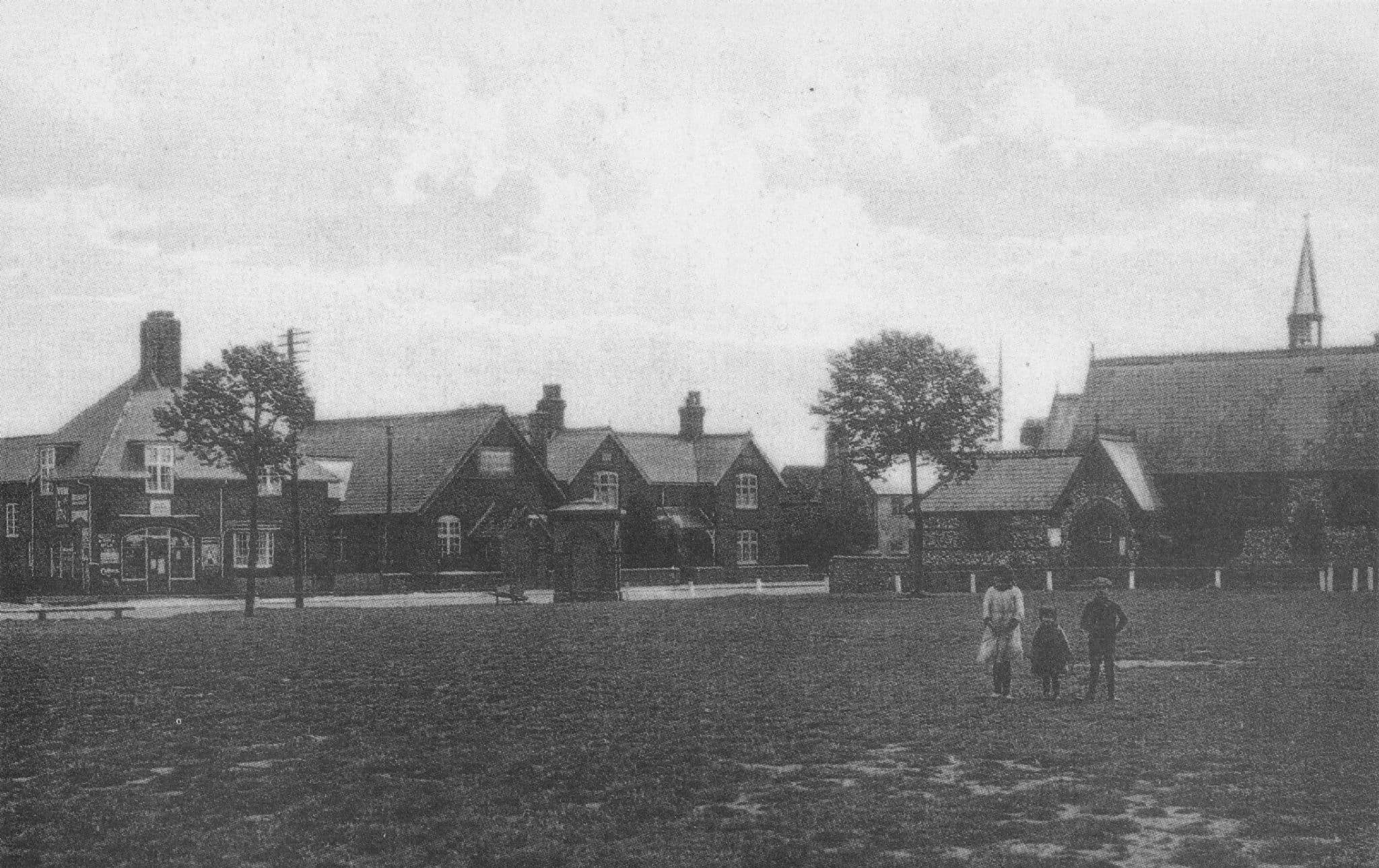 Broadwater Green & School Parish Reading Room History Sussex Postcard
