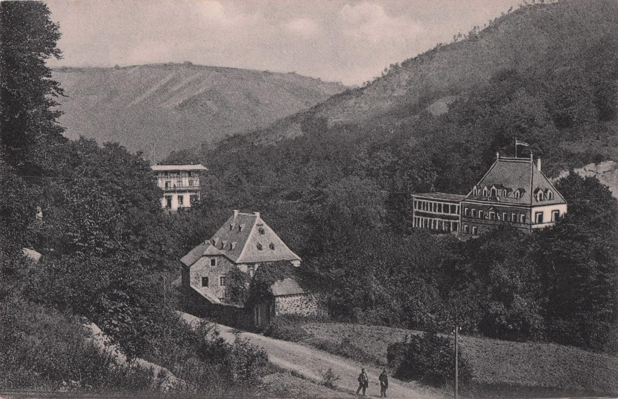 Brohl AM Rhein Kurhaus Bad Tonnisstein German Old Postcard