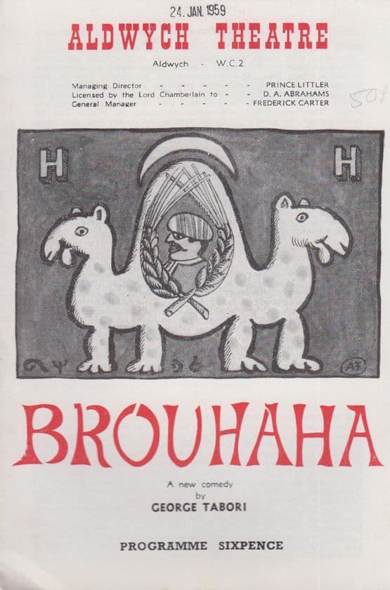 Brouhaha Peter Sellers The Goon Show Comedy London Aldwych Theatre Programme