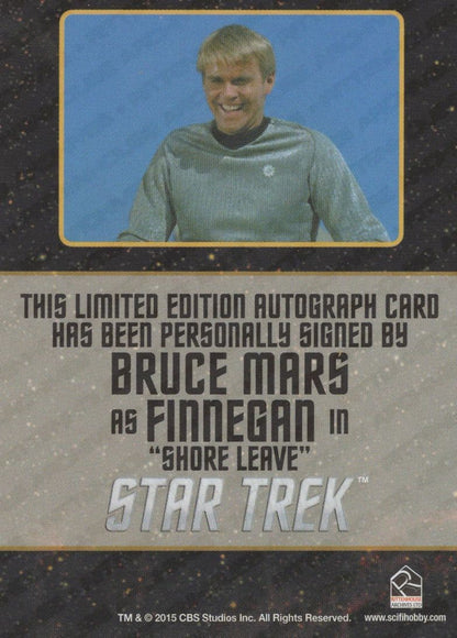 Bruce Mars Star Trek The Original Series Hand Signed Photo Card