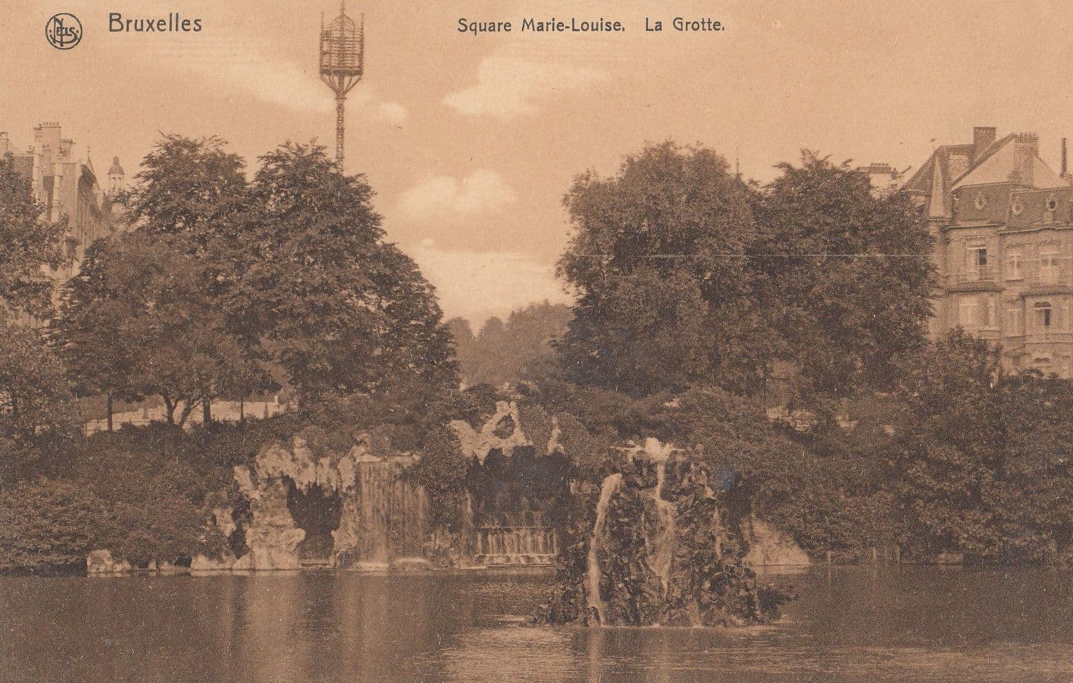 Bruxelles Marie Louise Square Old Postcard
