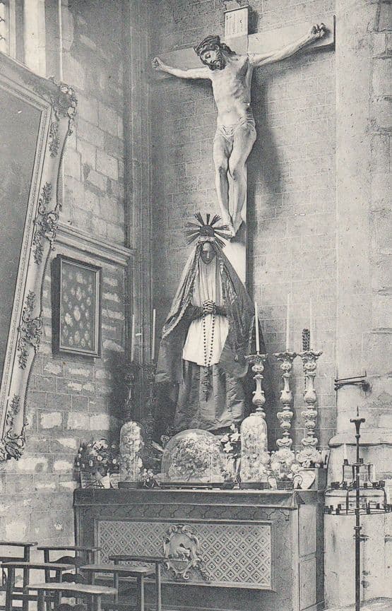 Bruxelles Our Lady Van Benzaamheid Of La Vang Belgium Old Religious Postcard