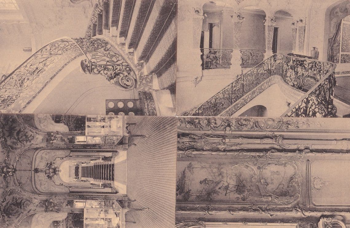 Bruxelles Pavillon Chinois 4x Antique Postcard s