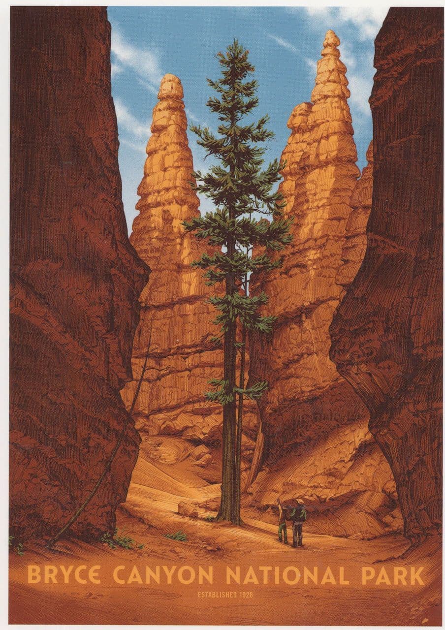 Bryce Canyon National Park Utah Amphitheatre Hoo Doos USA Postcard