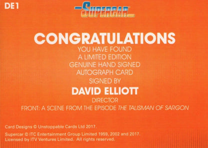 Budd Albright Star Trek TSO Portfolio Hand Signed Autograph Card