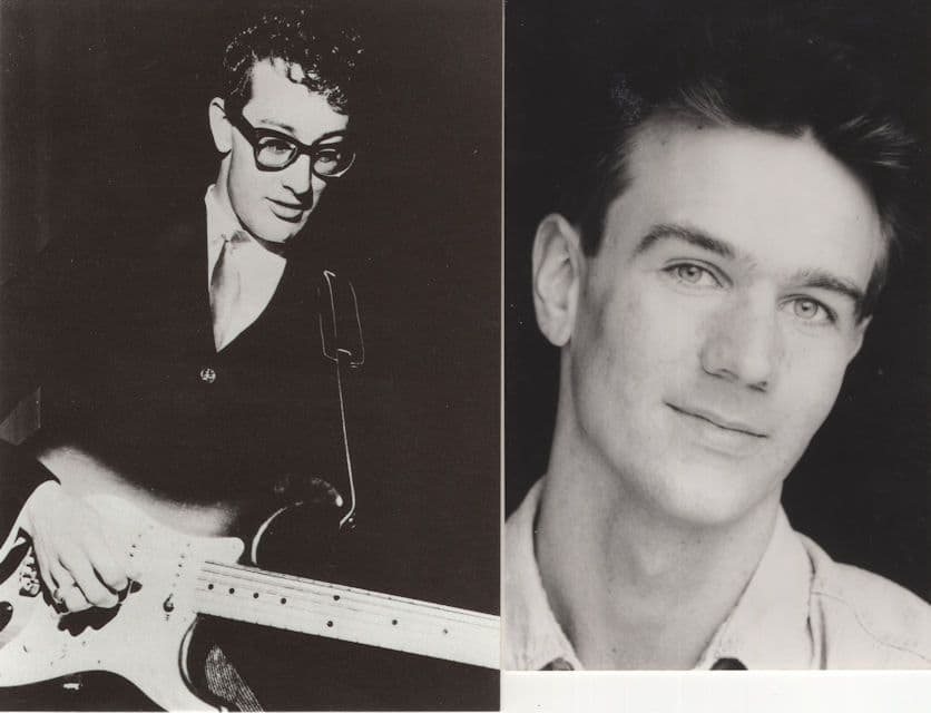 Buddy Holly Martin Fisher Postcard & The Story Musical Photo