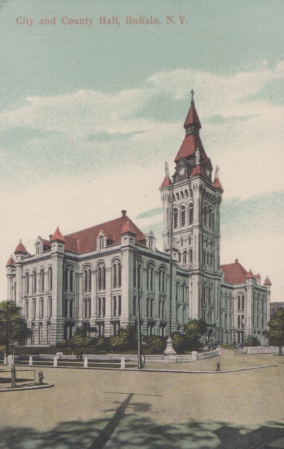 Buffalo City & County Hall New York Old Postcard