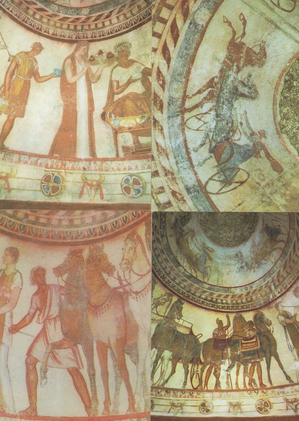 Bulgaria Kasanlik Tomb Mural 4x Horse Postcard s