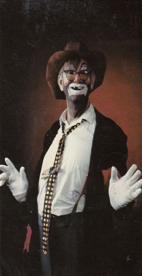 Bumblefoot Florida America USA Tramp Circus Clown 1960s Vintage Postcard