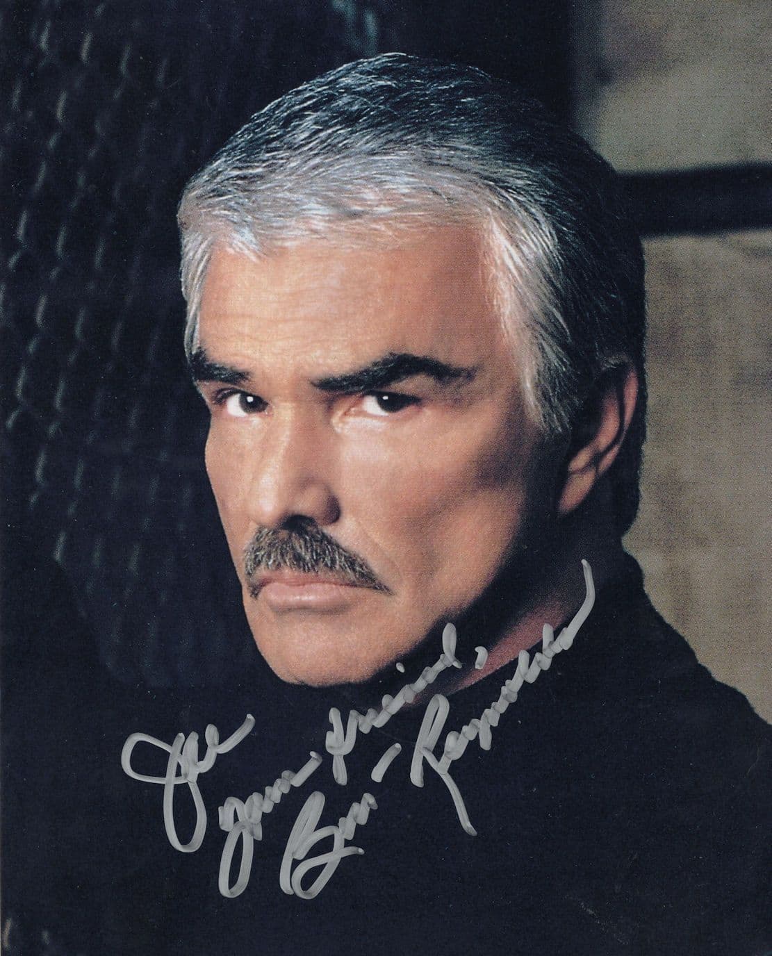 Burt Reynolds Historic Actor 10x8 Hand Signed Portrait Photo