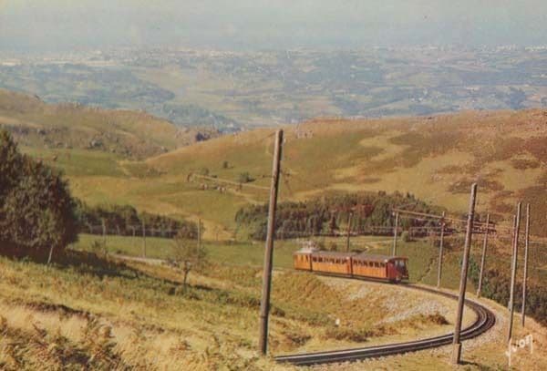 Bus Petit Train De La Rhune Transport Le Pays Basque France French Postcard