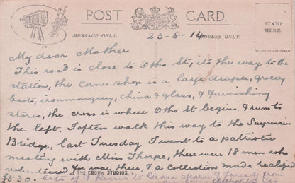 Byron Street Emporium Inverell NSW Australia Old WW1 RPC Postcard