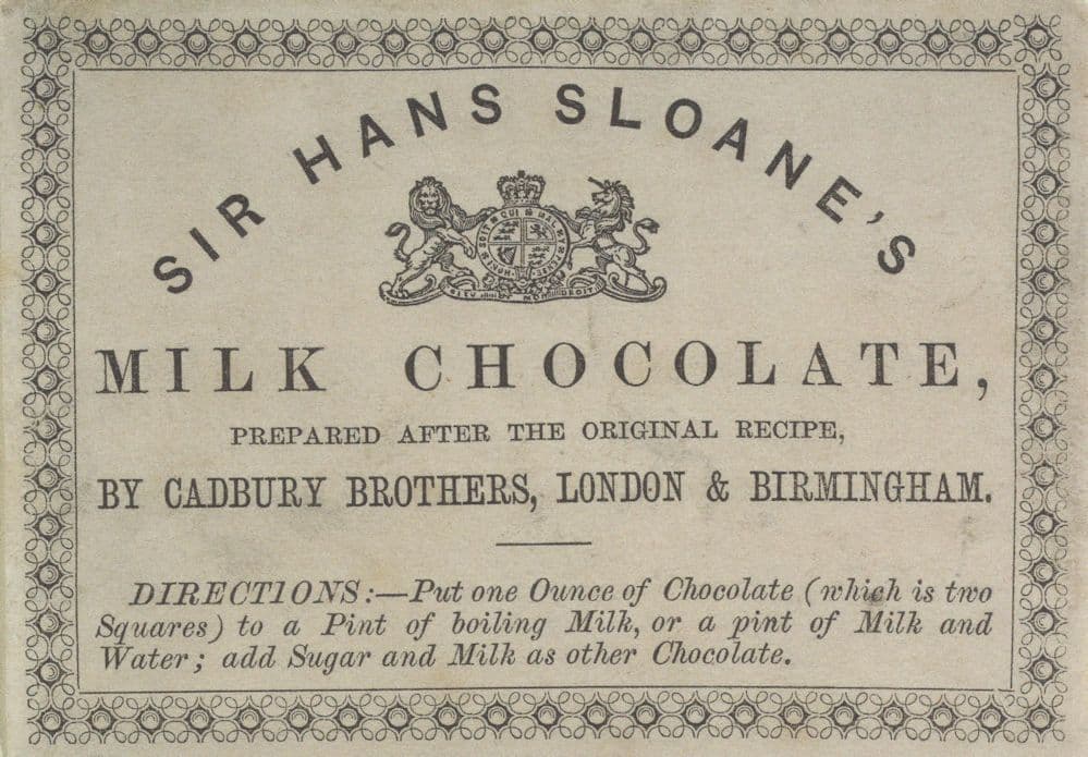 Cadburys Chocolate Victorian Advertising Sign London Museum Postcard