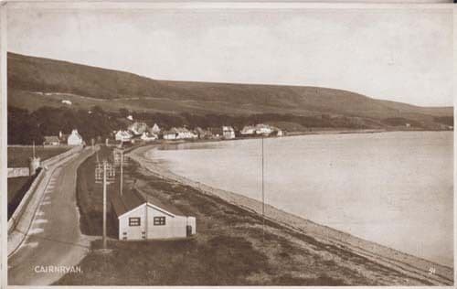 Cairnryan Antique Old Chalet Bungalow View Real Photo Scottish Postcard