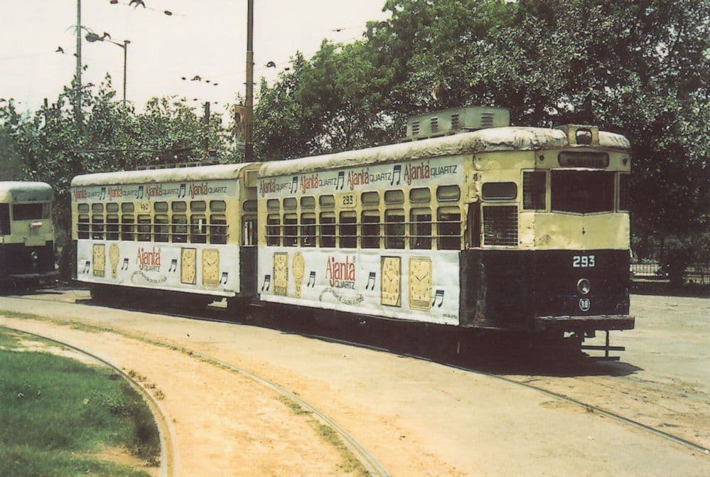 Calcutta 293 Indian Bus Tram Postcard