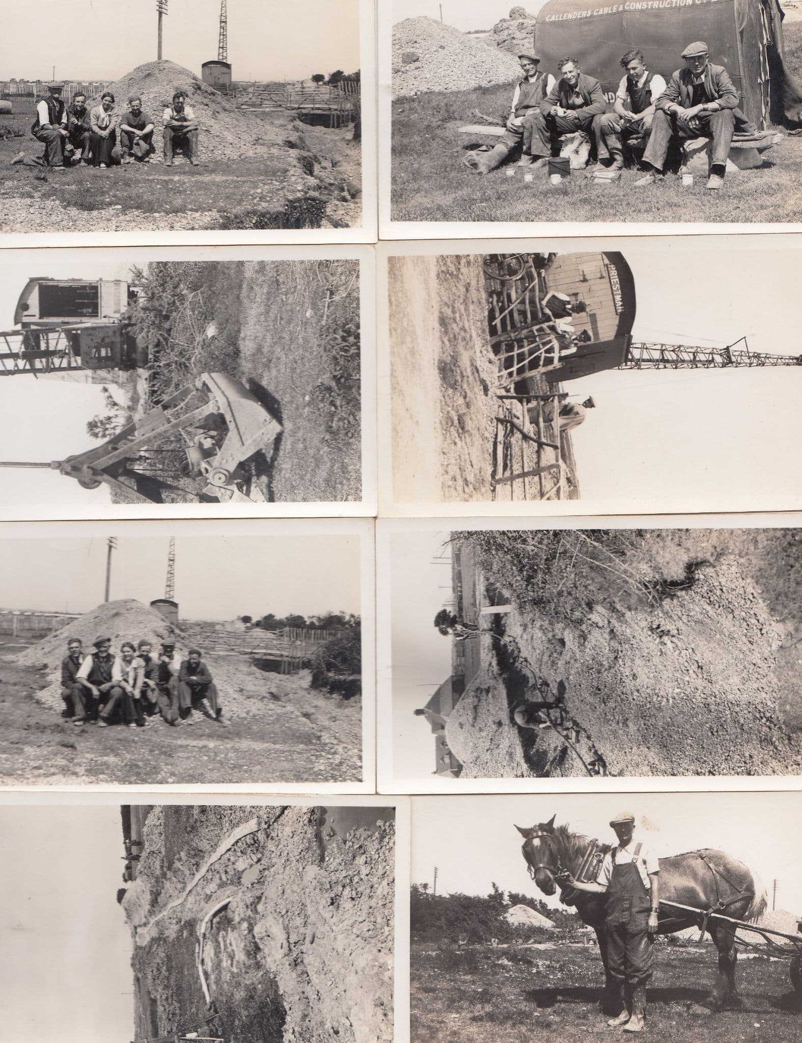 Callenders Cable & Construction Builders Telecom Antique Falkirk Scottish Photo Collection