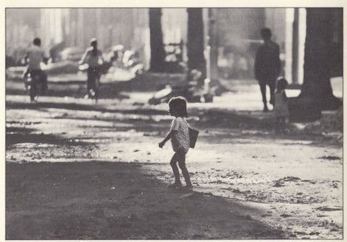 Cambodia Phnom Penh Rush Hour Destruction Postcard