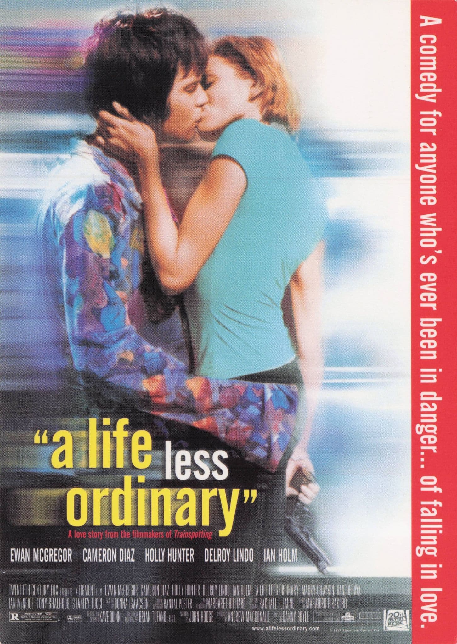 Cameron Diaz A Life Less Ordinary Premiere Film Poster Postcard