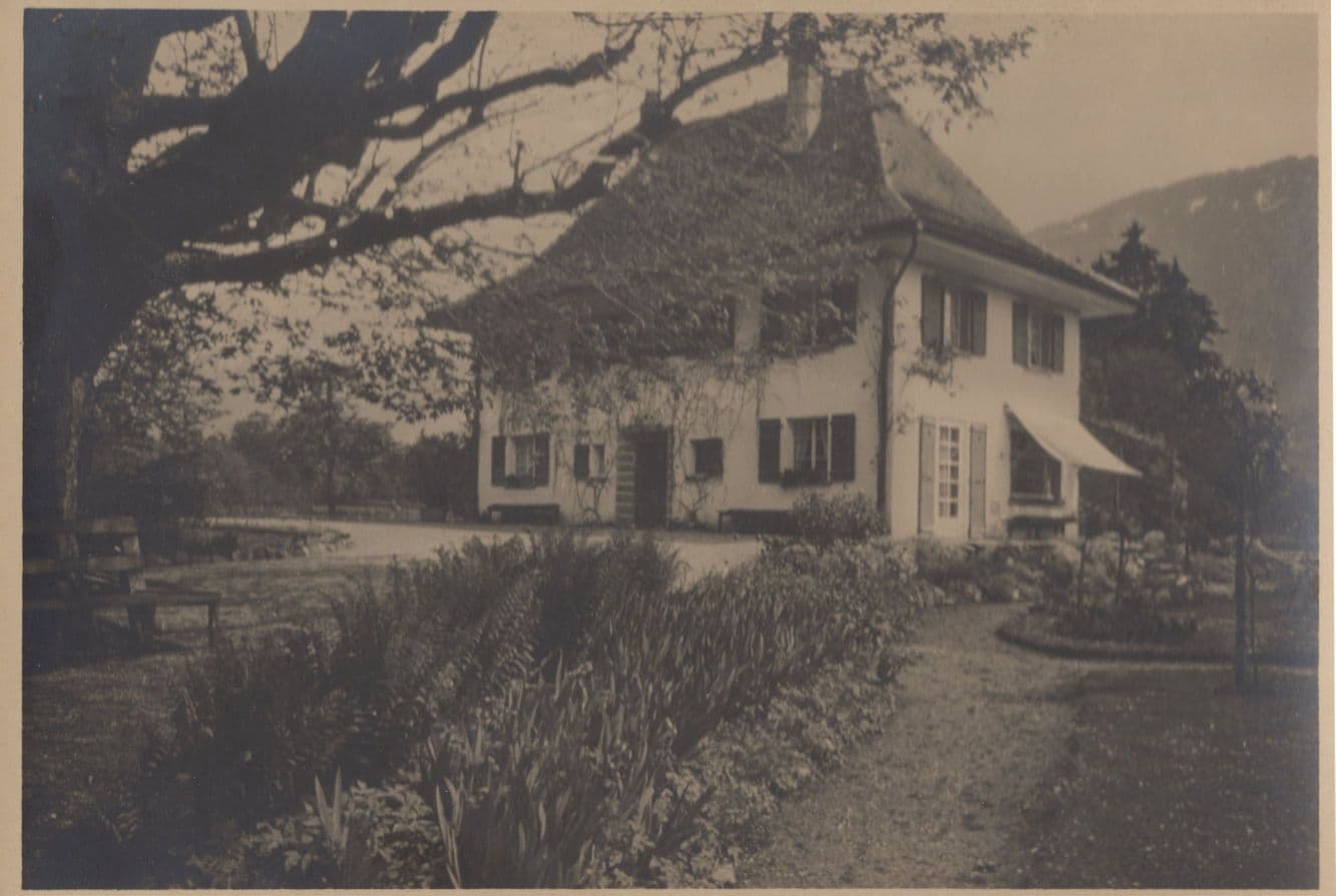 Camp Manor Farm Interlaken Switzerland Old Postcard