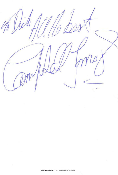 Campbell Morrison Eldorado BBC TV Hand Signed Cast Card Photo