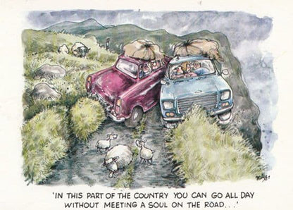Camping Holiday 4x Comic Humour Postcard s