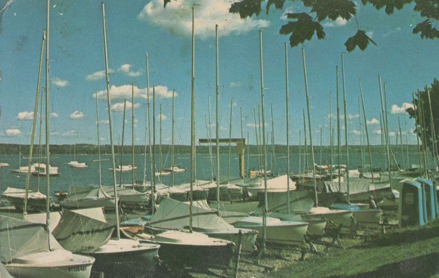 Canandaigua Yacht Club USA Postcard
