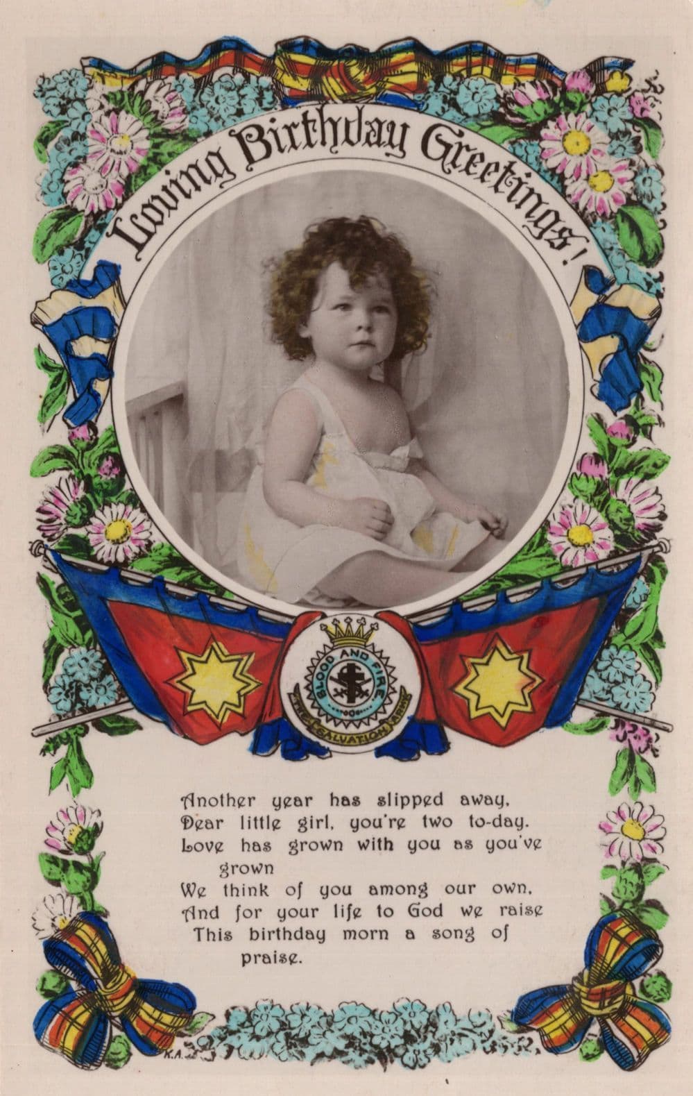 Canning Town Salvation Army Blood & Fire Real Photo Vintage Old Postcard