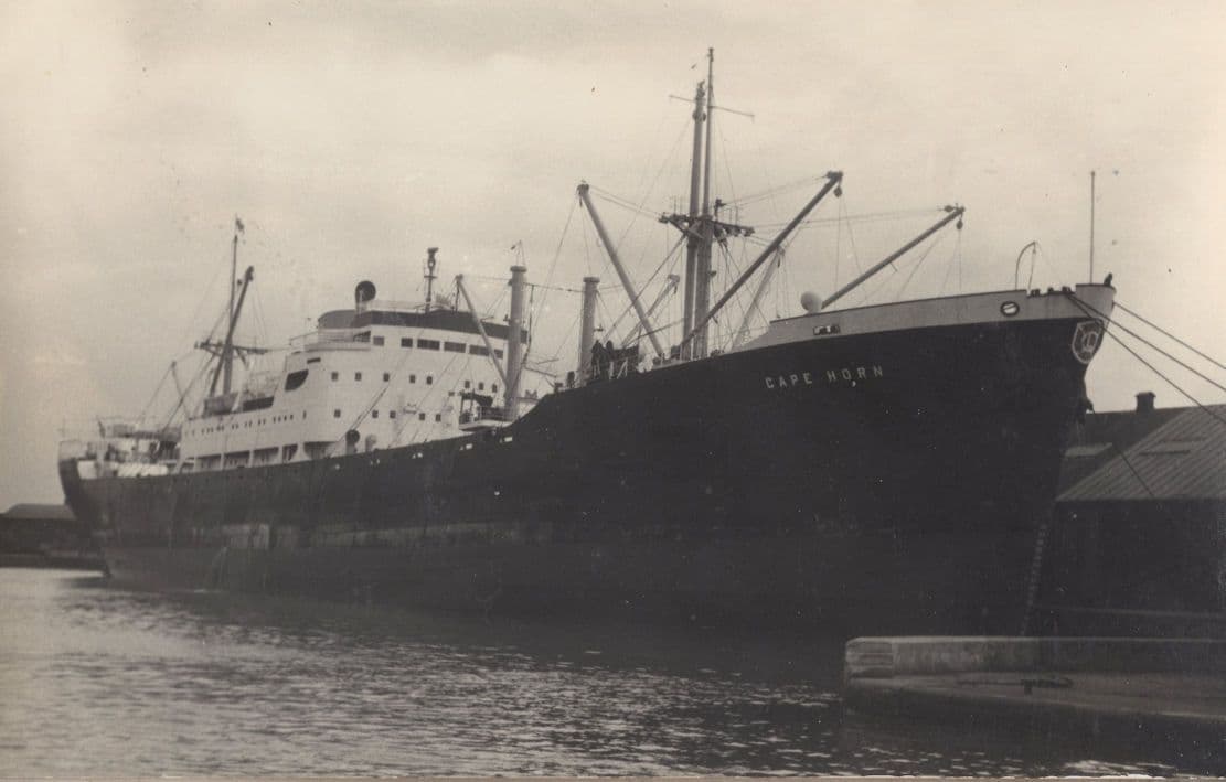 Cape Horn 1957 Lithgows Ship Lyle Shipping Vintage Rare Photo