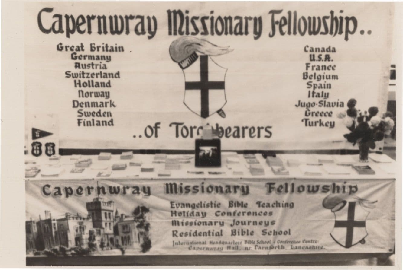 Capernwray Hall Missionary Fellowship Lancashire Torchbearers Old RPC Postcard