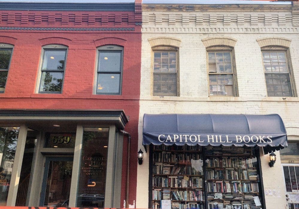 Capitol Hill Books Washington DC USA Book Store Shop Postcard