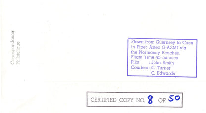 Captain Richard Todd Historic March Of Paper Bill Millin LTD TO 50 Hand Signed FDC