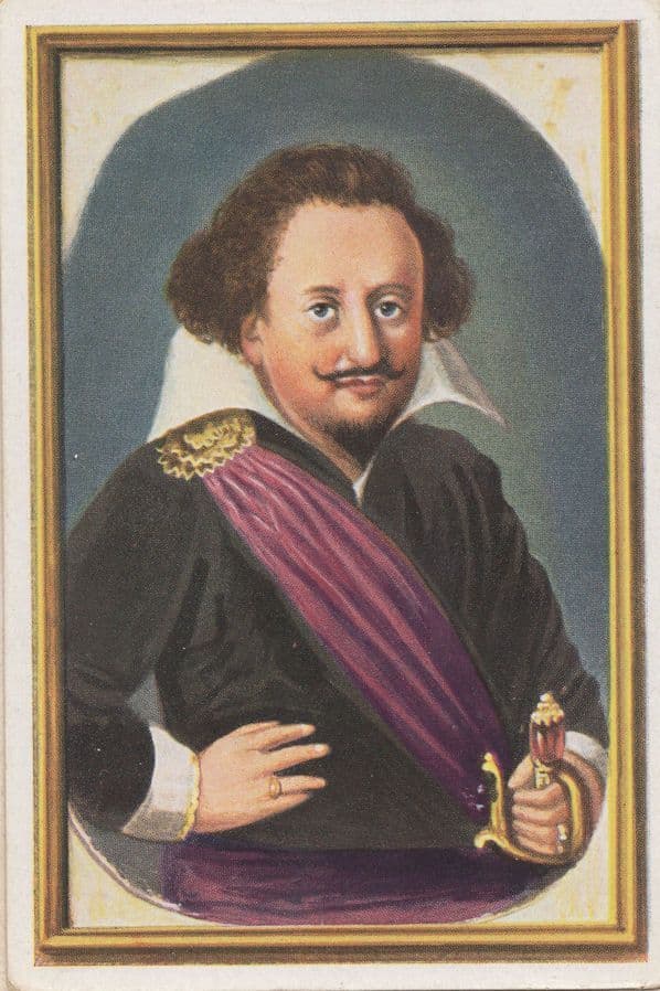Carl Gustaf Wrangel Swedish Military Commander Cigarette Card