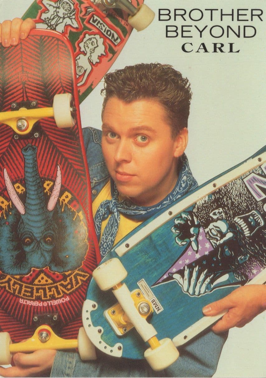 Carl of Brother Beyond Pop Music Group Publicity Postcard
