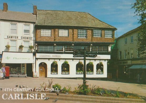 Carlisle Sawyer Chemist Pharmacy by Guildhall Postcard