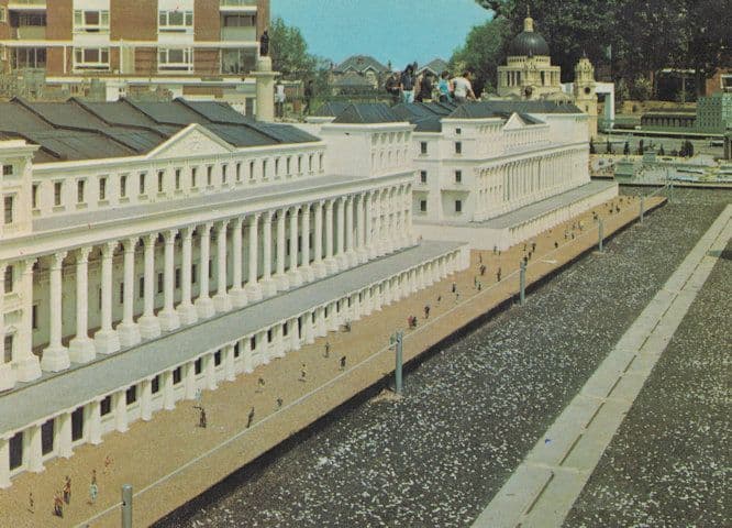 Carlton House Terrace Tucktonia Dorset Miniature Model Postcard