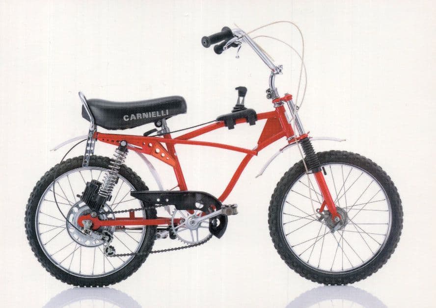 Carnielli Graziella Leopard Tipo Cross 1976 Italian Bicycle Postcard