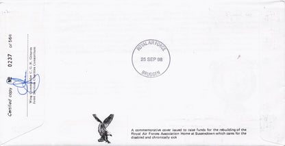 Carnival 1998 Military Squadrons Of The Royal Air Force Hand Signed FDC