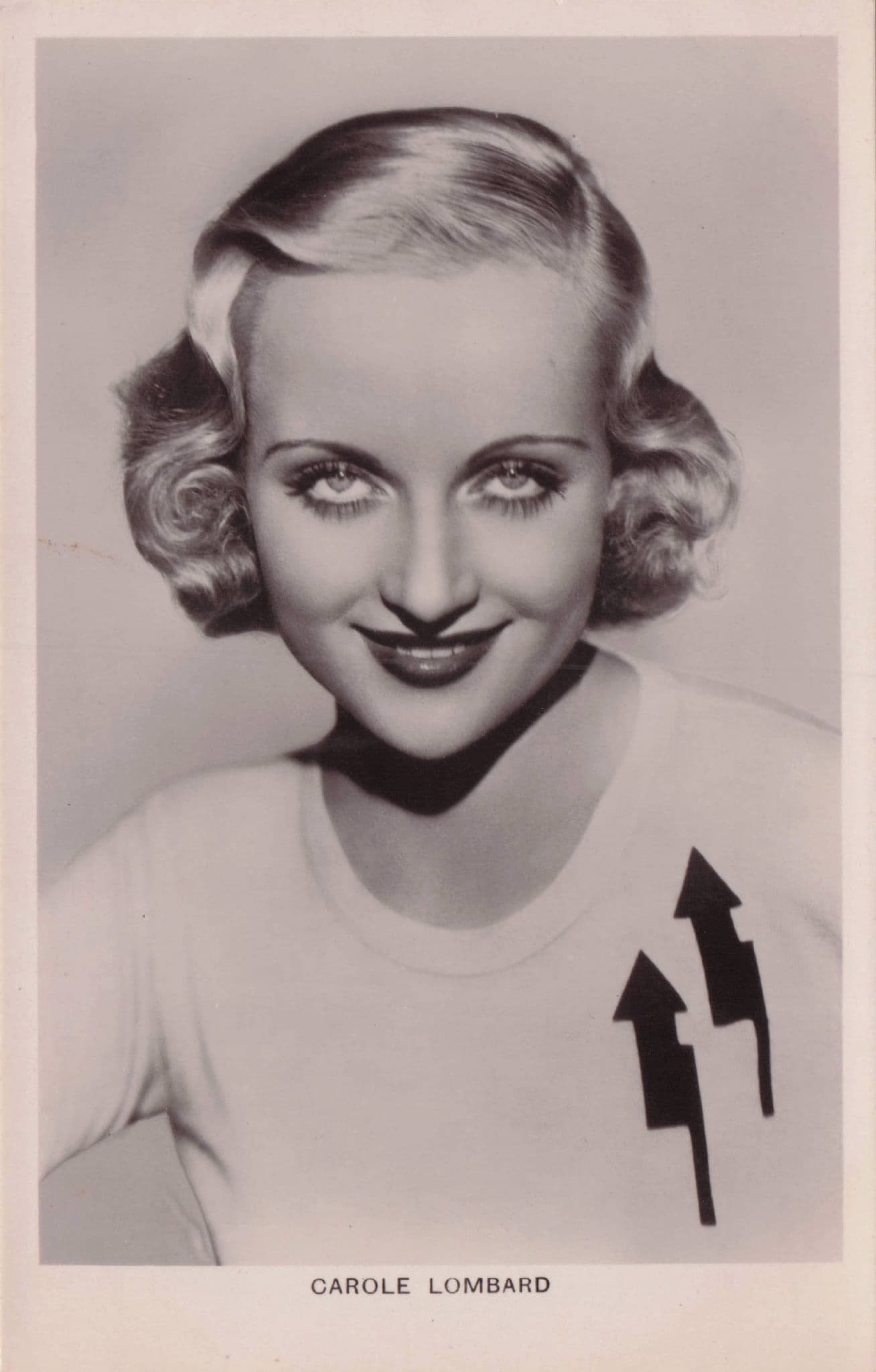 Carole Lombard Big Band Singer Picturegoer Real Photo Postcard