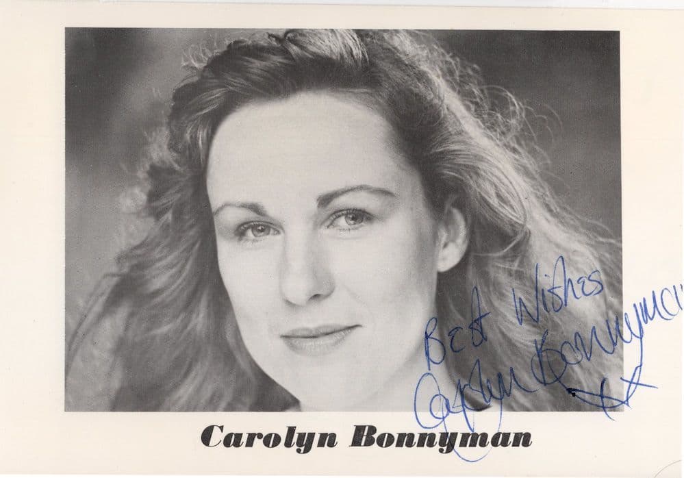 Carolyn Bonnyman Call The Midwife Script Writer Hand Signed Photo