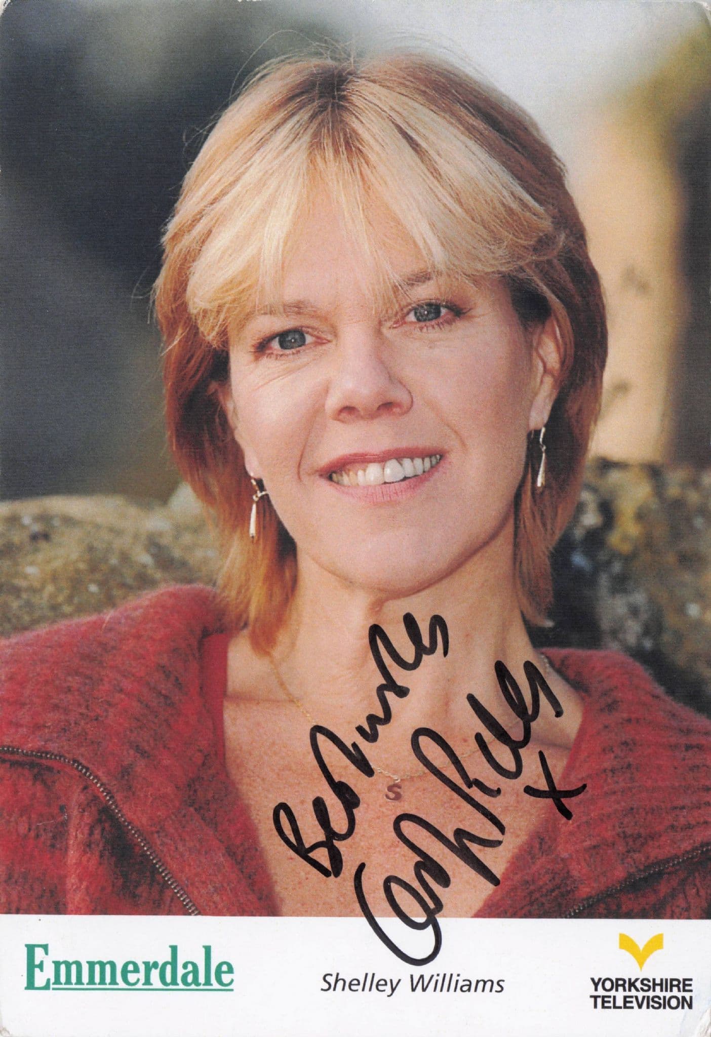Carolyn Pickles as Shelley Williams Emmerdale Hand Signed Cast Photo