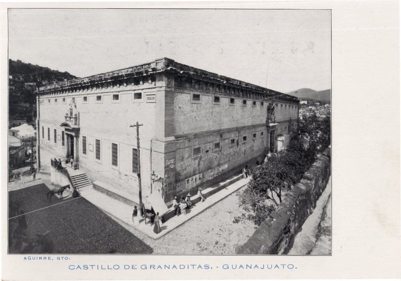 Castillo de Granaditas Guadalajara Mexico Old Postcard