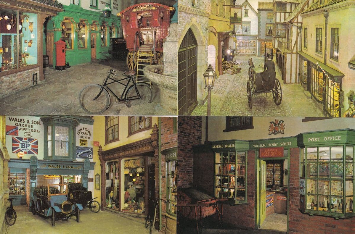 Castle Museum York Kirkgate Post Office Petrol Yorkshire 4x 1970s Postcard s