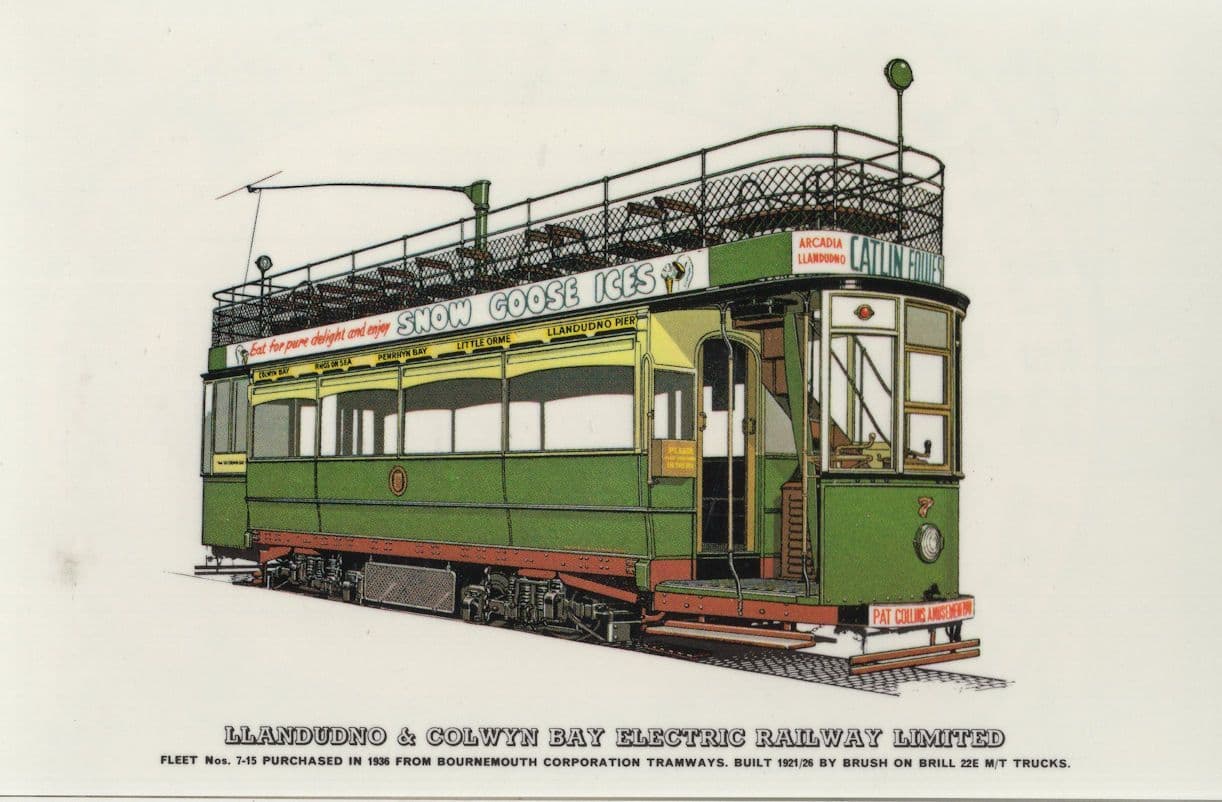 Catlin Follies Live At Llandudno Welsh Ice Cream Bus Advertising Postcard