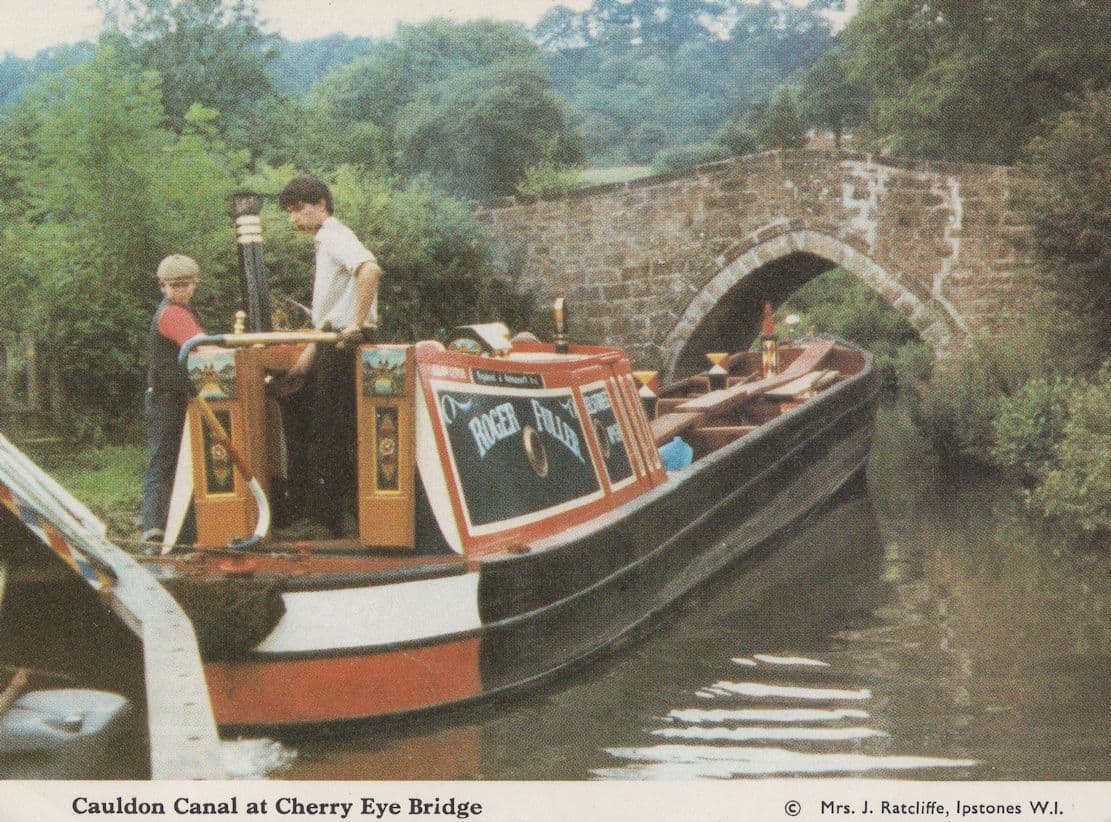 Cauldon Canal At Cherry Eye Bridge Stoke On Trent Postcard