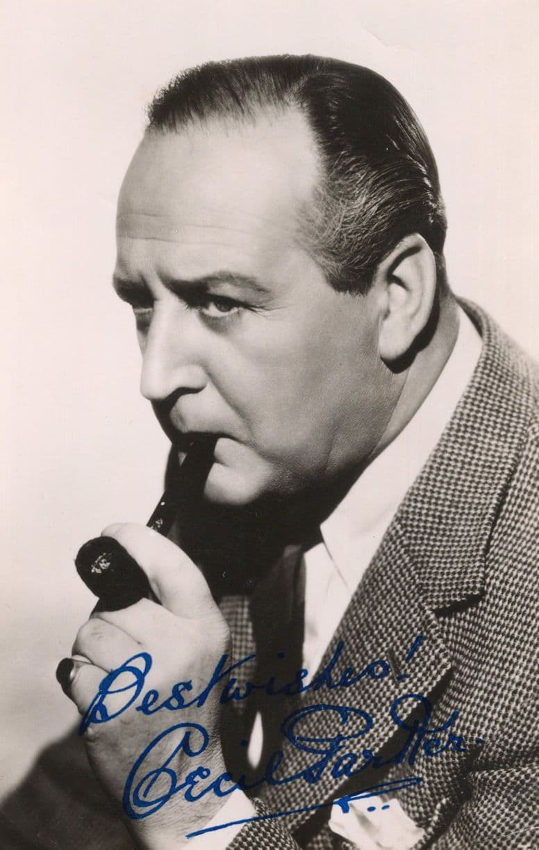 Cecil Parker Antique Hand Signed Photo