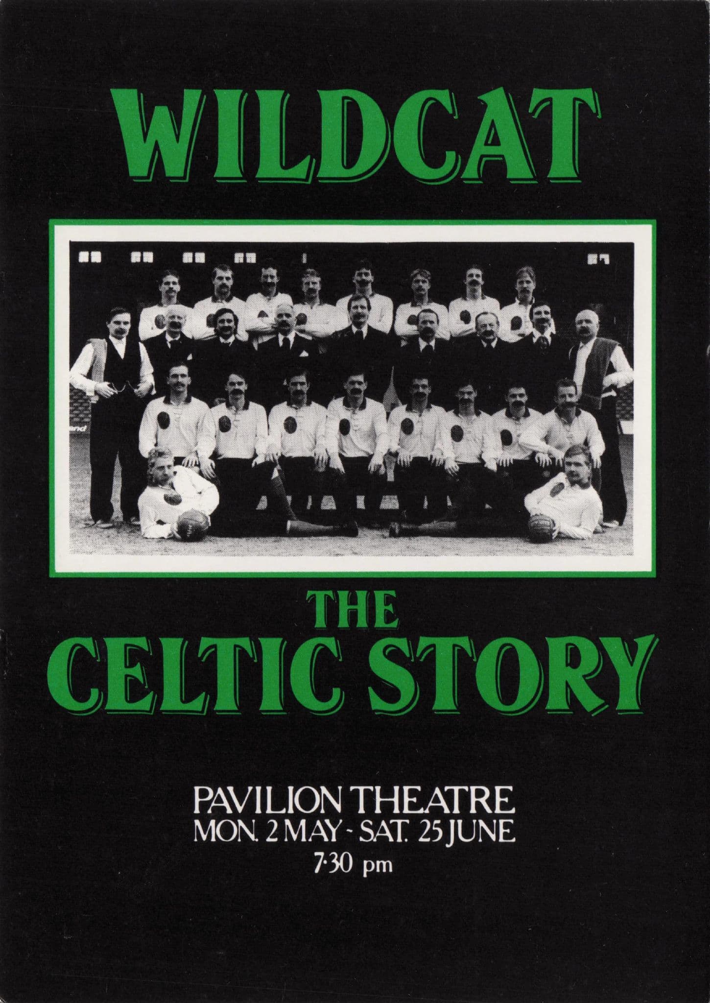 Celtic Football Club Story Glasgow Theatre Play Postcard
