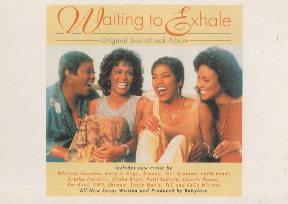 Chaka Khan Mary Blige Whitney Houston CD Advertising Postcard