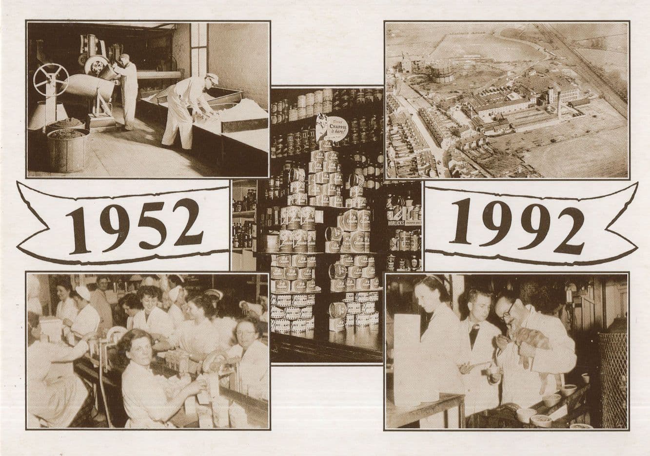 Chappies Melton Mowbray Leics Pet Food Shop Factory History Postcard