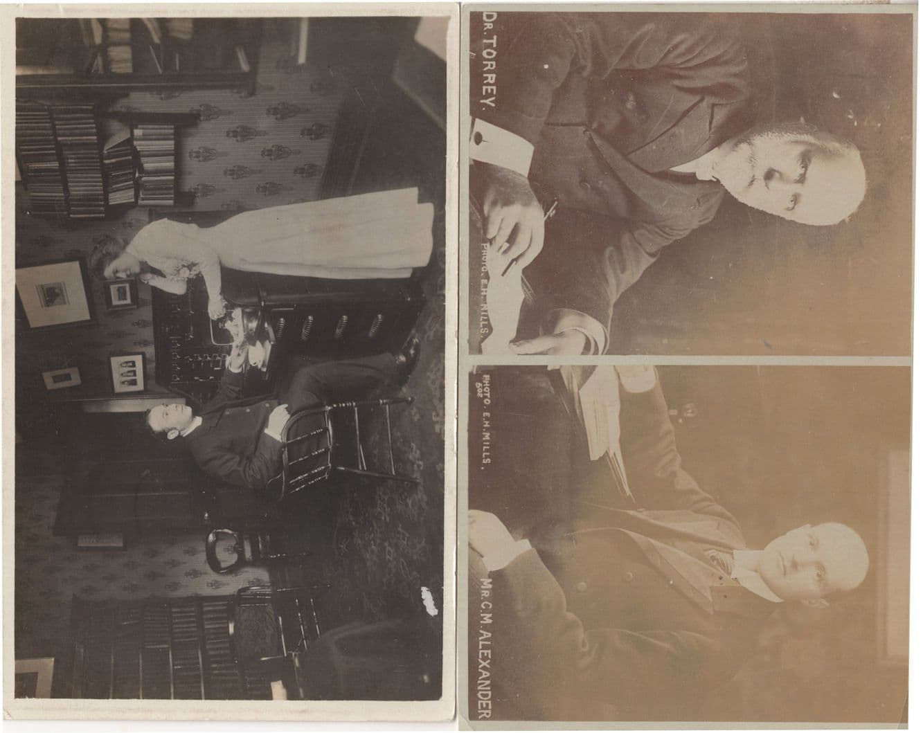 Charles Alexander Reuben Torrey 2x Evangelist RPC Old Postcard s